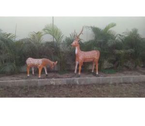 Fiber Deer Statue