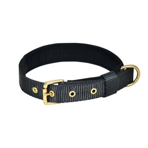 Pin Buckle Dog Collar Neck Belt (Black)