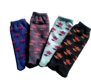 Ladies Cotton Toe Socks
