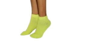 neon low ankle socks