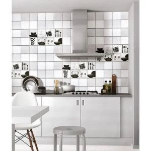 White Kitchen Tile