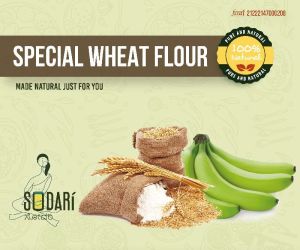 Special Wheat and raw banana mix Flour