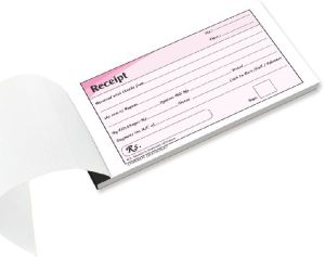 Receipt Book 100 Pages (English)