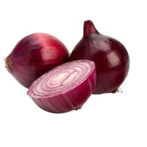 organic red onion