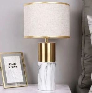 Stone table lamp