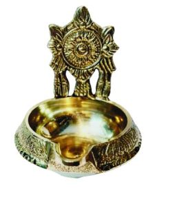 Antique Brass Diya