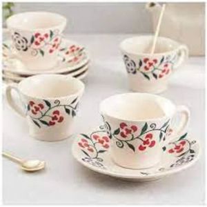 Ceramic Cup Saucer Set