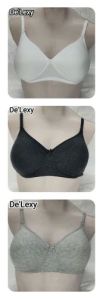 Plain Cotton Seamless Padded Bra