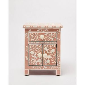 Bone Inlay Night Stand