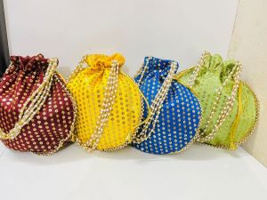 Gota Patti Potli Bags