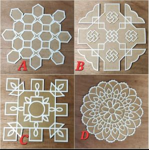 MDF Base Rangoli