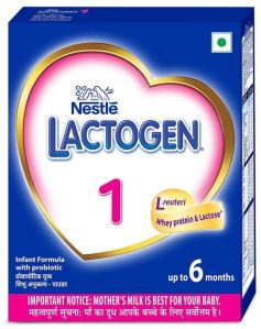 Nestle LACTOGEN 1 Infant Formula Powder - Upto 6 months, Stage 1, 400g