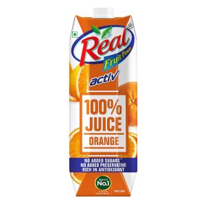 Real Activ 100% Orange Fruit Juice - 1L