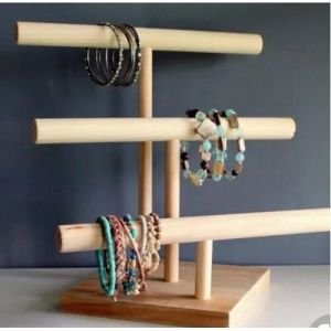 Wooden Bangle Stand