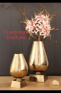 Brass Table flower pot set