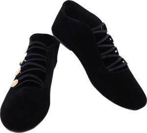 Ladies Velvet Flat Shoes