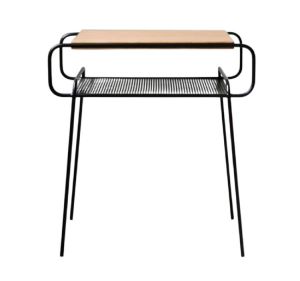 MAH045 Wooden Iron Side Table