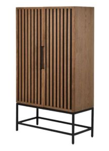 MAH058 Wooden Iron Cupboard