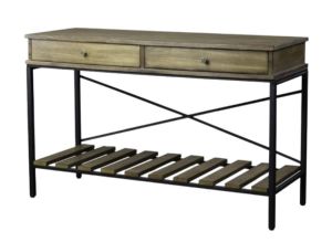MAH111 Wooden Iron Console Table