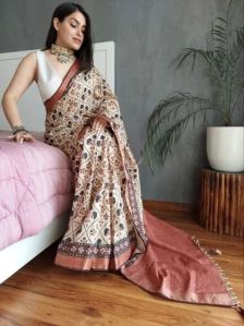 Ladies Handloom Cotton Saree