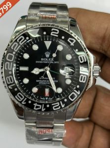 Rolex GMT Master 2 Steel Black Dial Swiss Automatic Watch