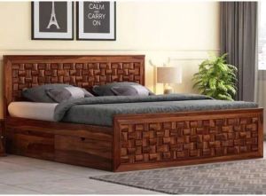 wooden designer bed