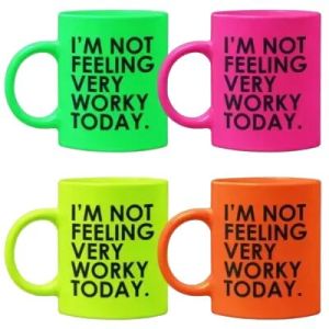 Neon Colours Coffee Mugs