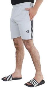 White Four Way Men Lycra Shorts