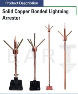 Solid Copper Bonded Lightning Arrester