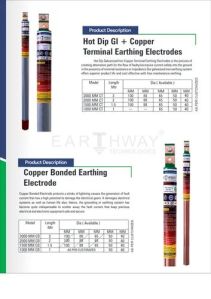 Gi Chemical Earthing Electrode