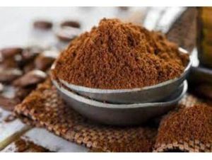 raw coffee powder