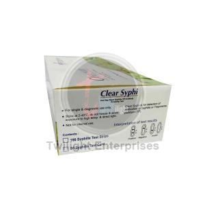 Clear Syphi Syphilis Card 50T