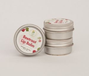Beetroot lip balm