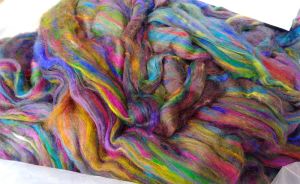 Multicolor Sari Silk Sliver