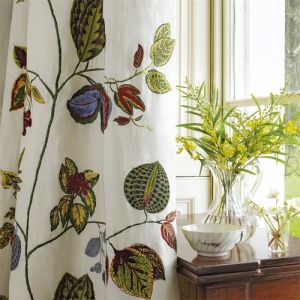 Embroidered Curtain Fabric