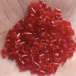 Red Polycarbonate Granules