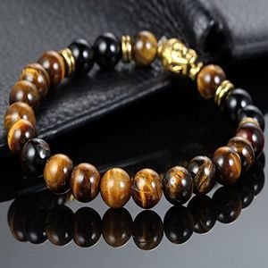 Black Onyx Tiger Eye Bracelet