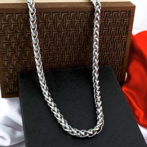 Double Coated Silver Plated Chain Necklace