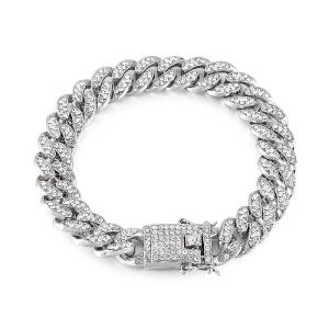 Silver Plated American Diamond Studded Bracelet