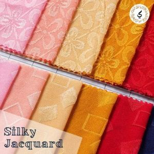 Silky Jacquard Fabric