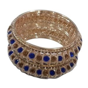 gold plated pearl bangle
