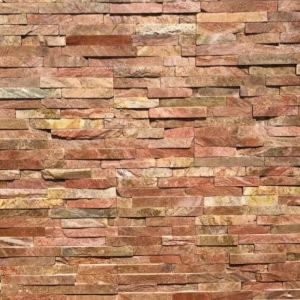 Red Copper Stone Wall Cladding