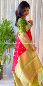 Banarasi Organza silk saree 4D