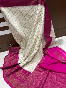 Banarasi semi dupian soft silky saree 1