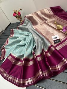 banarasi soft ware silk saree