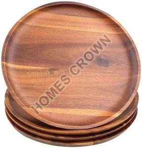 wooden serving plates