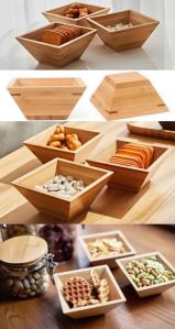 Wooden Bowl Set