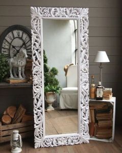 wooden carved mirror frame