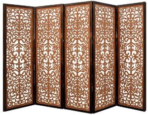 wooden partition screens with 5 panel