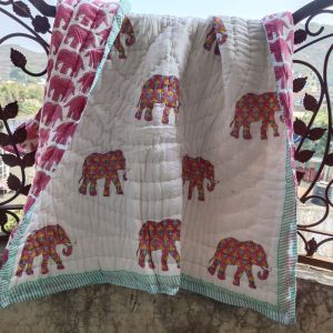 Animal Print Baby Quilt